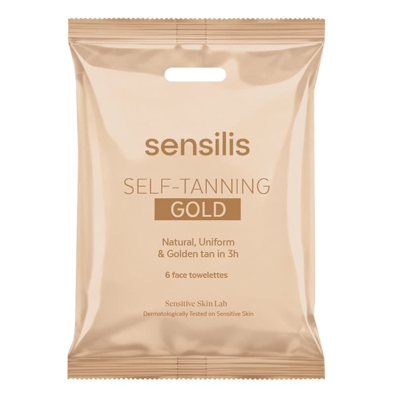 Sensilis Self Tanning Gold 6 Toallitas Pack