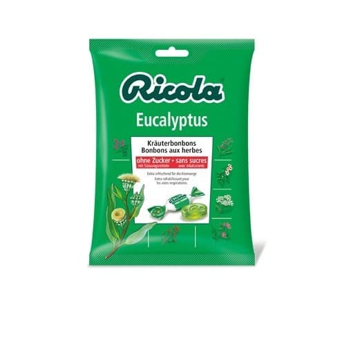 Ricola Caramelos Sin Azúcar Eucalipto Bolsa - Faes Farma