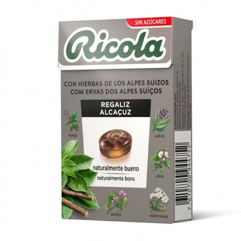 Ricola Caramelos Sin Azúcar Regaliz - Faes Farma