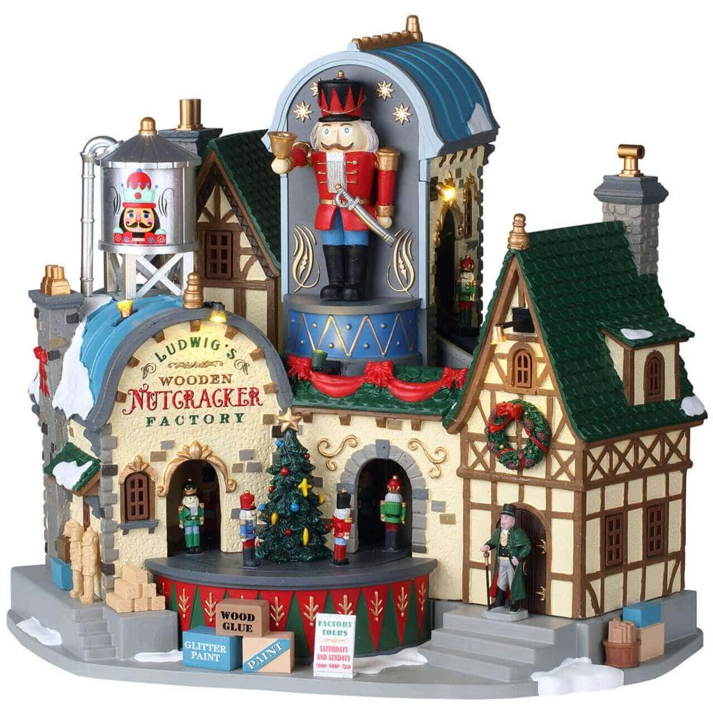 Lemax ludwig's wooden nutcracker factory Caddington Village 2020