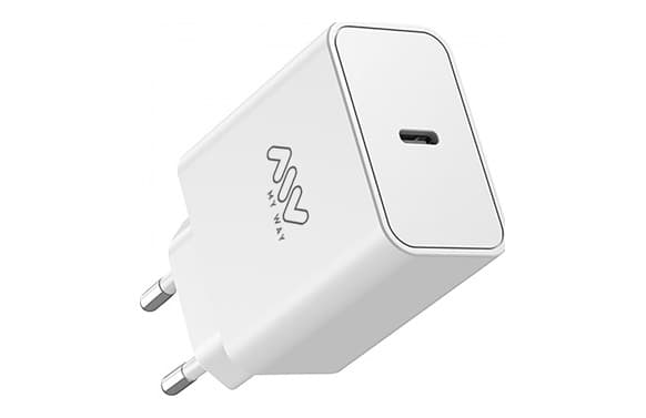 Cargador tipo c pd 45w blanco myway