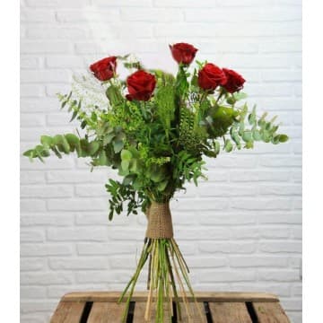 Ramo 6 Rosas Colores Combinados