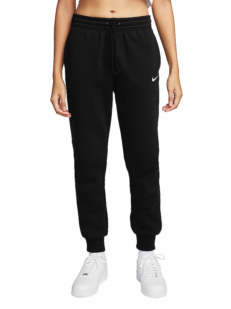 NIKE Pantalón de chándal para mujer Sportswear Phoenix Fleece negro | L