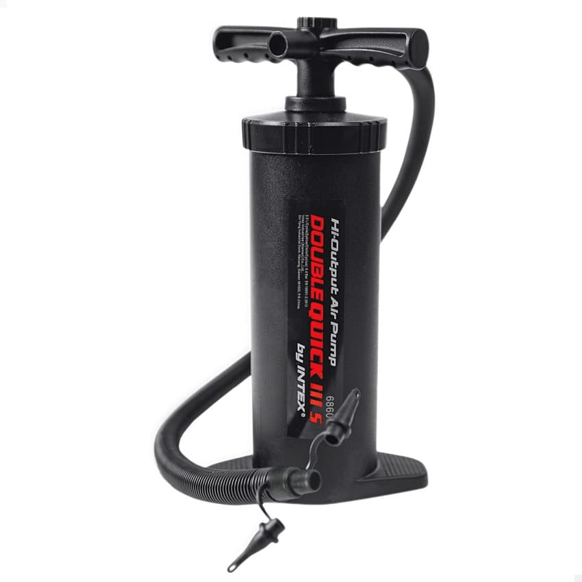 Hinchador de pie intex doble velocidad - 37 cm