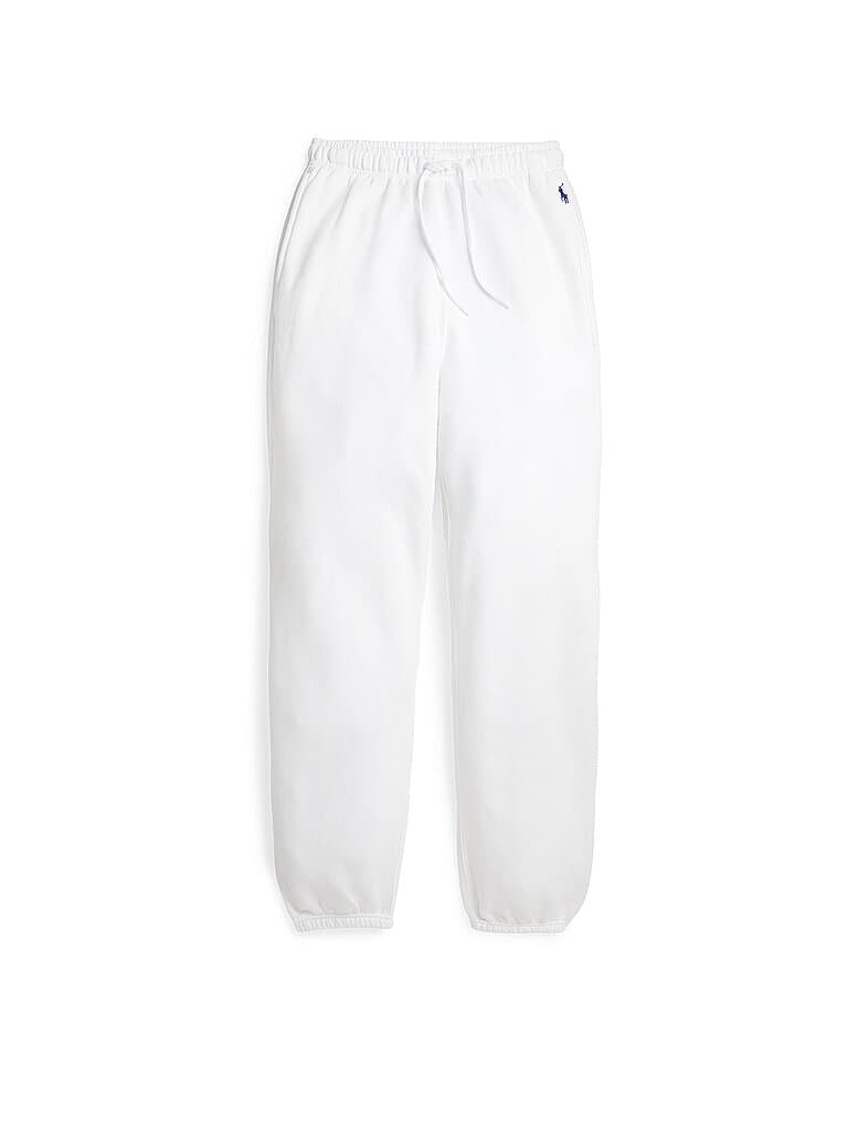 POLO RALPH LAUREN Pantalones de chándal blanco | S