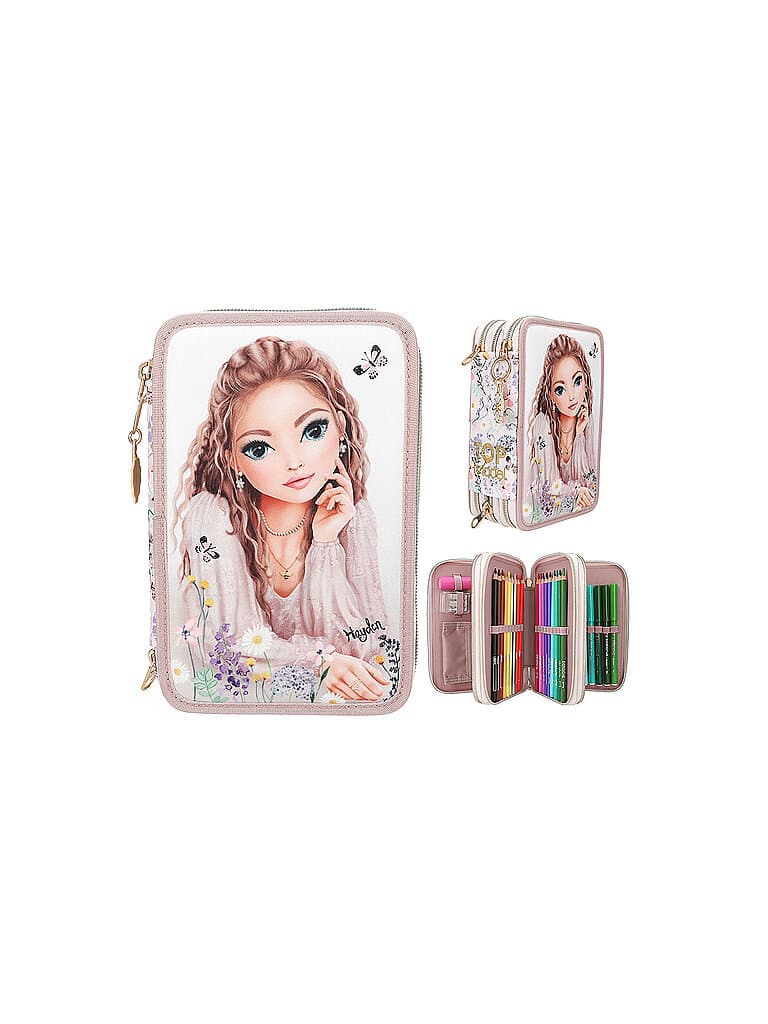 TOP MODEL Estuche de 3 compartimentos SUMMER FEELING