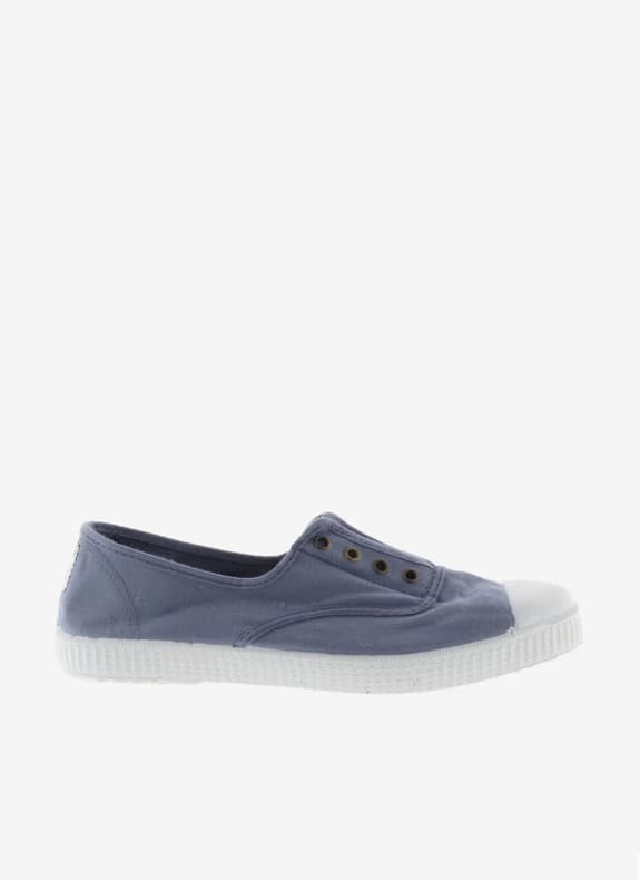 VICTORIA - Zapatillas Victoria Inglesa Elástico en color azul para mujer 36