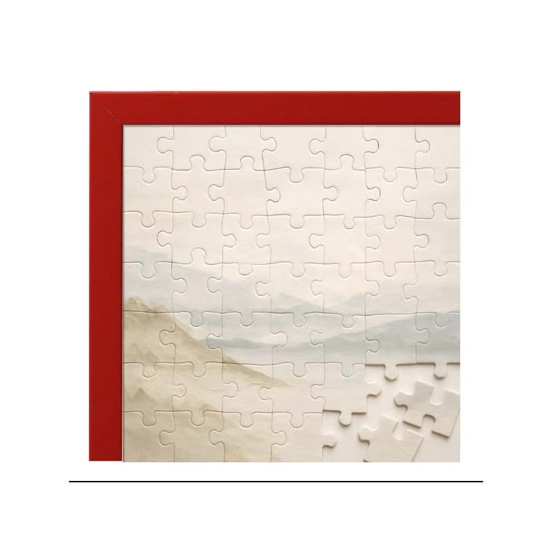 Marco para puzzle 33X47 R 530 rojo view 2