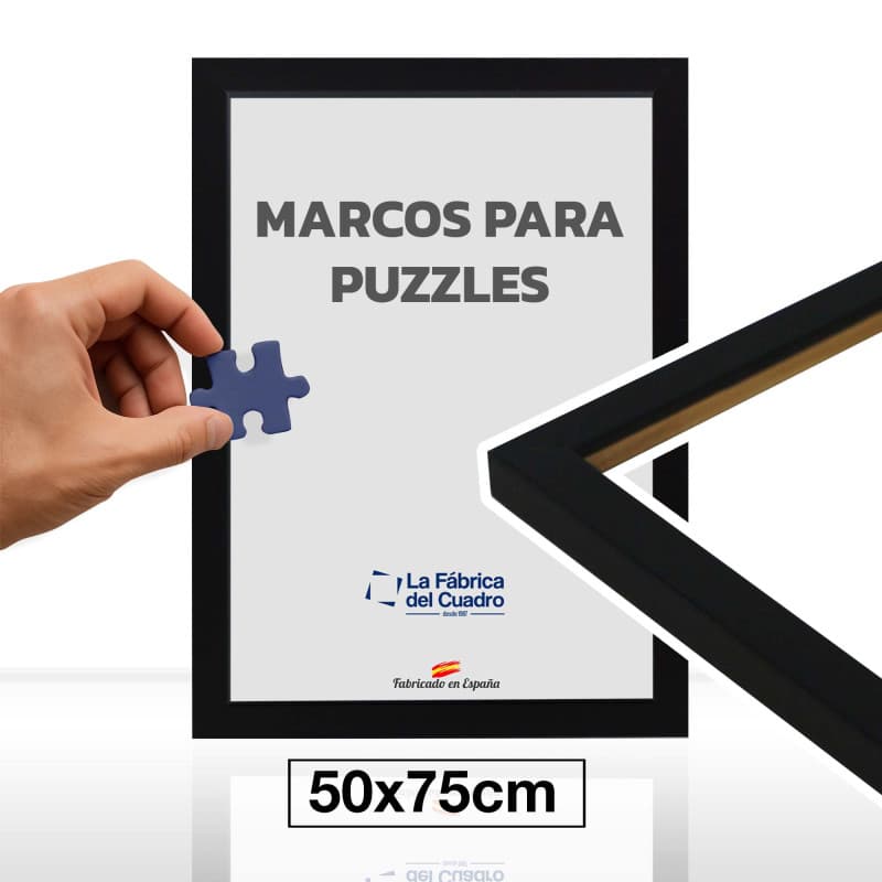 Marco para puzzle 50X75 R 530 Negro