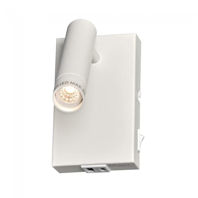 Aplique de pared lector con usb slim