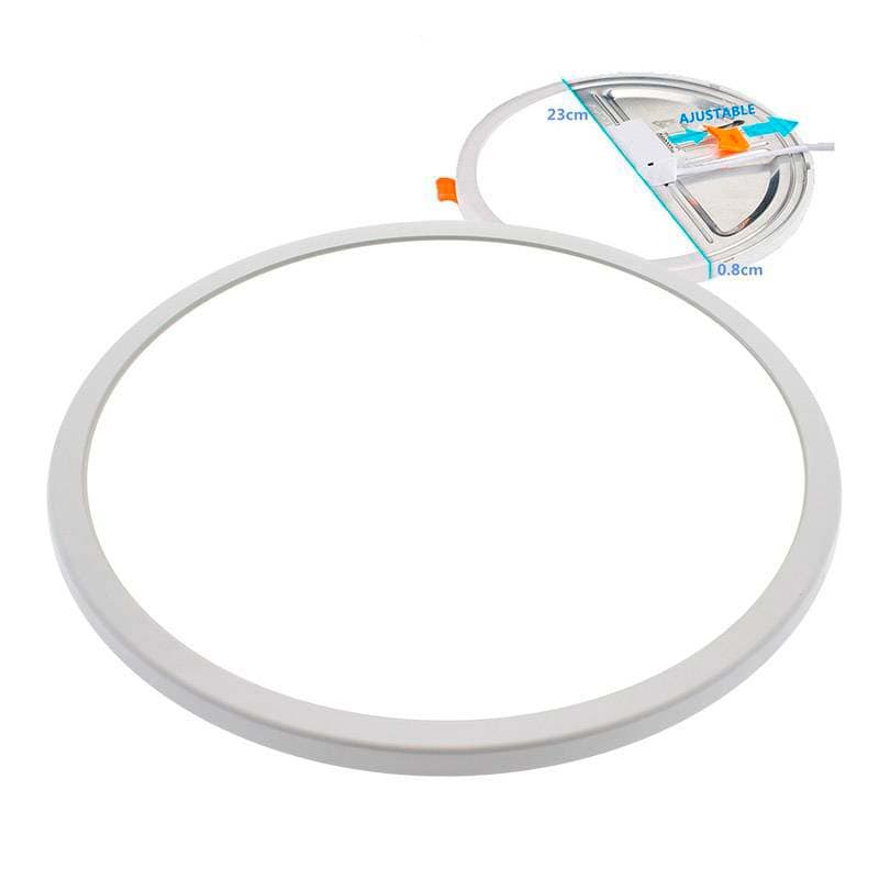 Downlight / plafón led kramfor epistar 20w ajustable blanco neutro