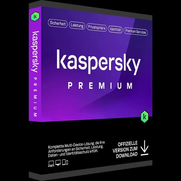 Kaspersky Premium 2026 (Año(s): 1 año / Dispositivo(s): 5 dispositivos)