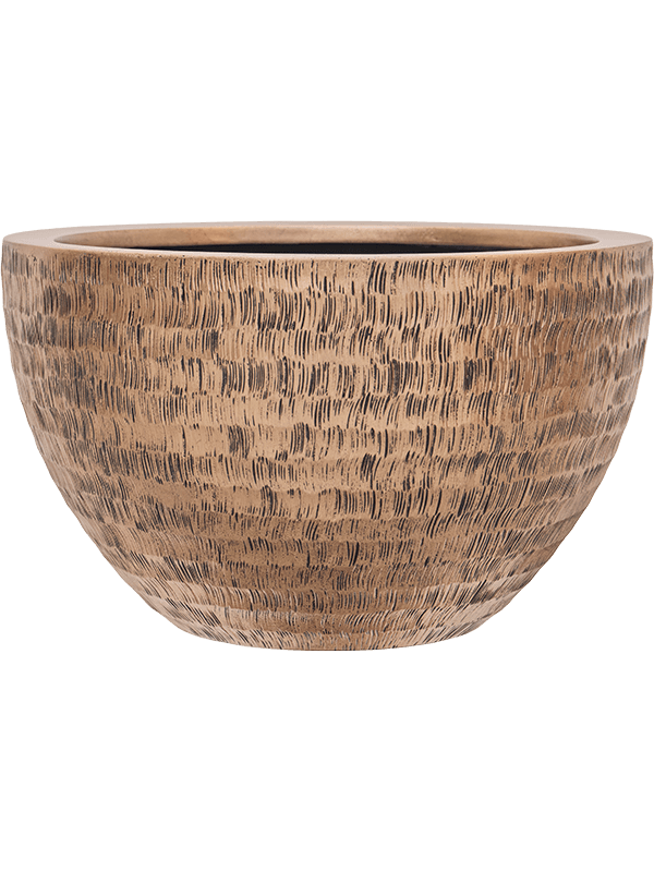 Baq Opus Hammered Bowl Oro 55x33cm