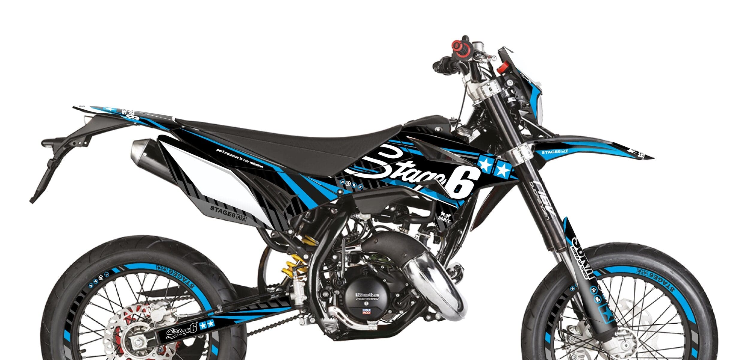Kit Deco Beta RR 2011 - 2020 Stage6 Azul