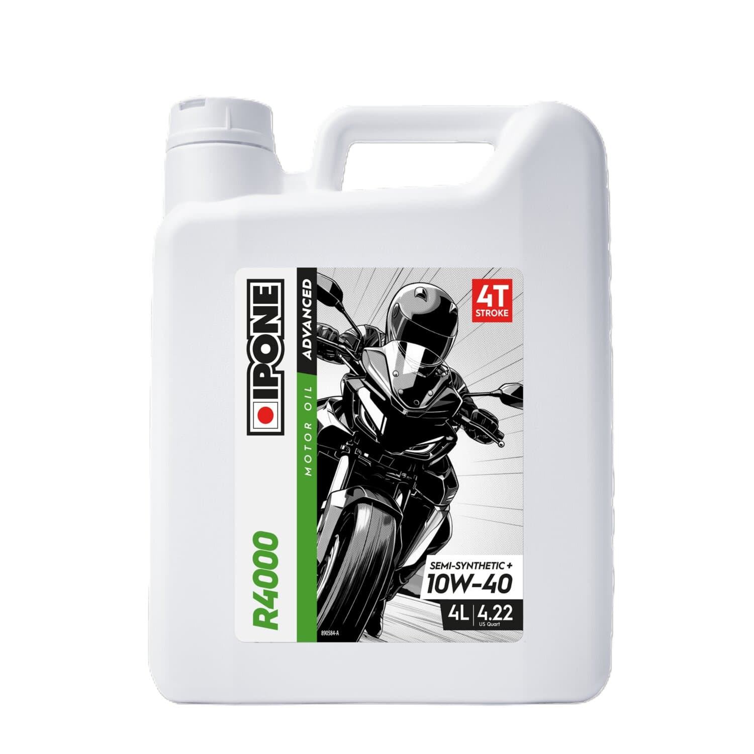 Aceite 4 Tiempos Ipone R4000 10W-40 4L