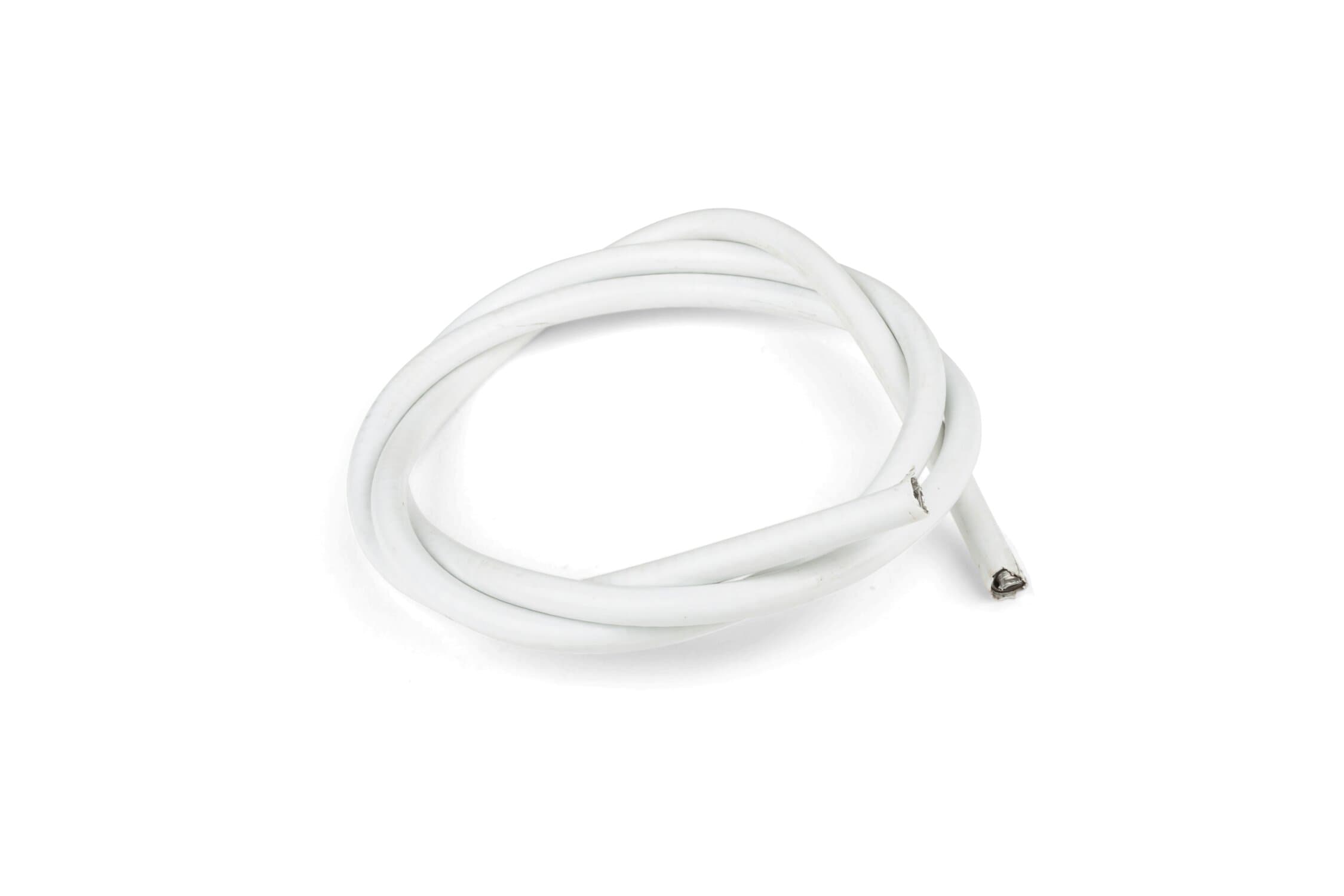 Funda Cable Acelerador D.5mm Blanco 1 metro