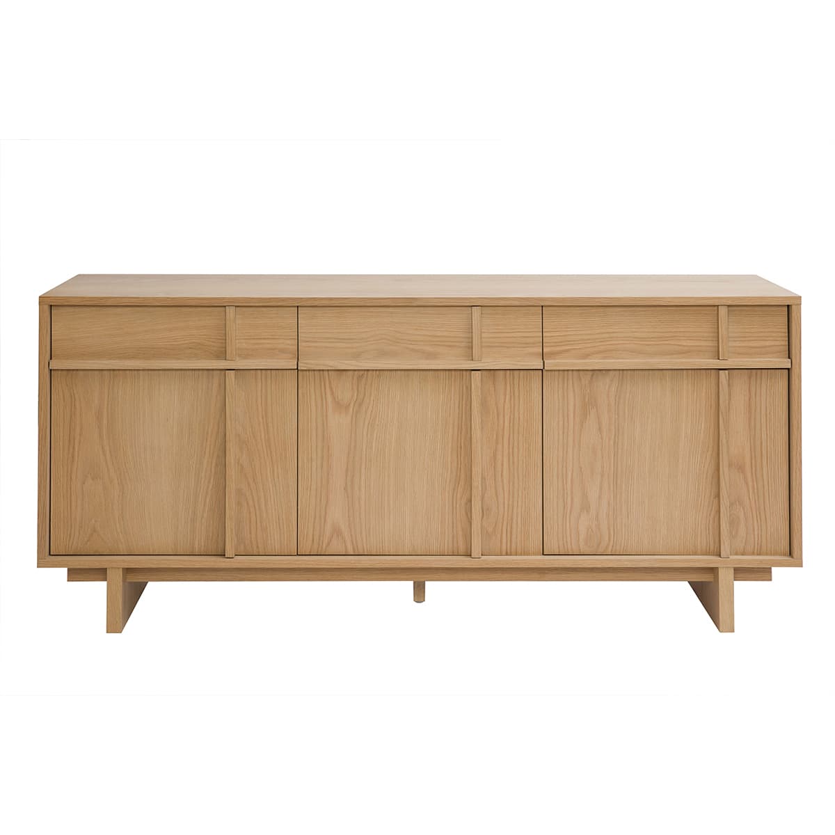 Buffet de madera clara de roble L160 cm ZAO