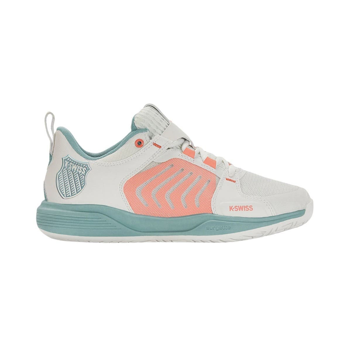 Kswiss Ultrashot Team White Coral Women's 97395143