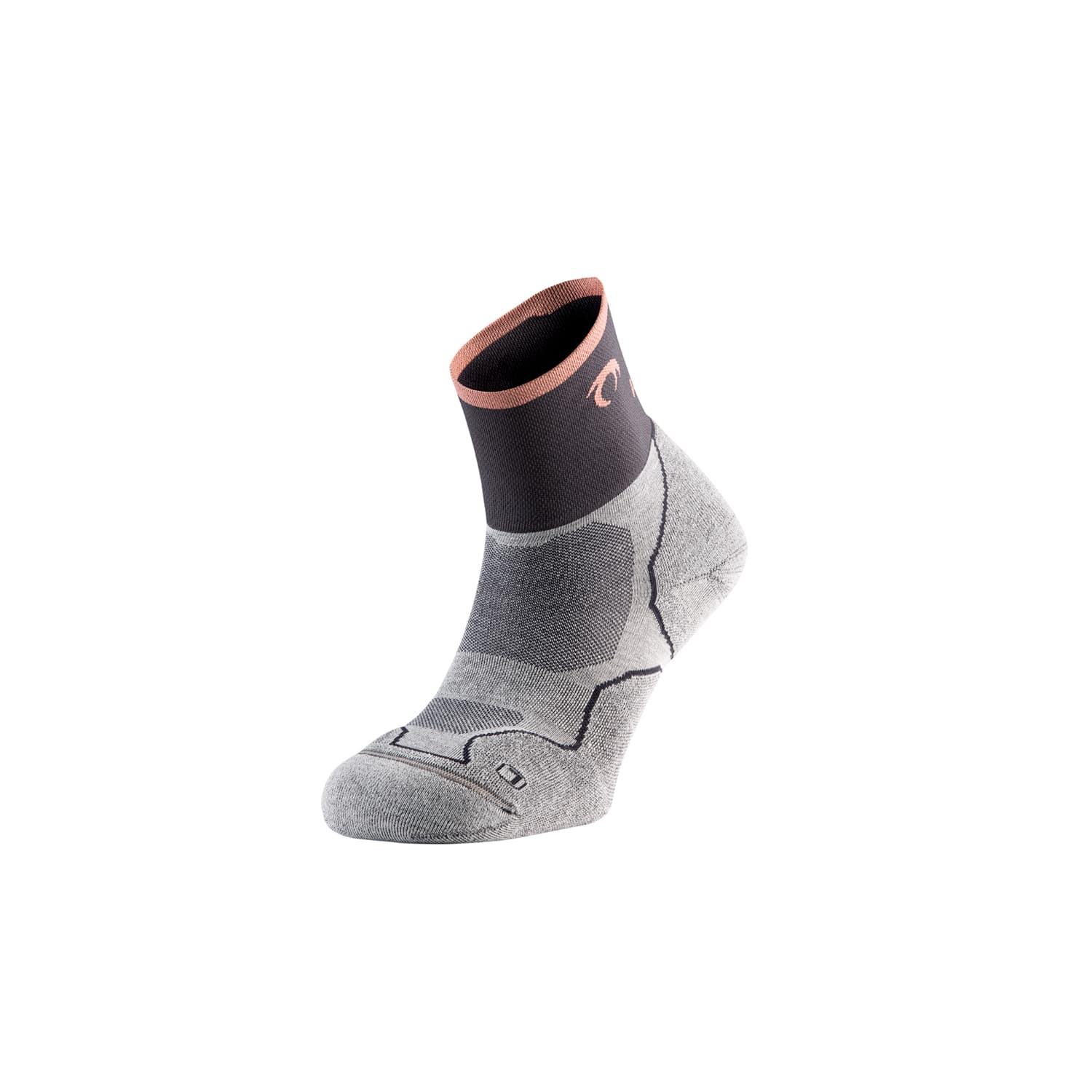 Calcetines Lurbel para Trail Desafío Four AW23-24 - L (42-44), Gris hielo / Coral