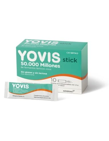 Yovis 10 Sticks Bucodispersables - Alfasigma