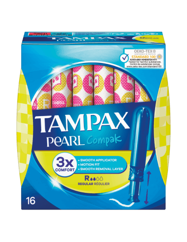 Tampax Pearl Compak Tampón Regular 16 Unidades - Procter & Gamble