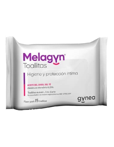 Melagyn Toallitas 15 Unidades - Gynea Laboratorios