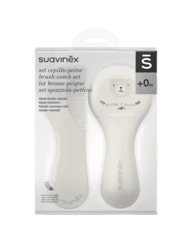 Suavinex Set Cepillo-peine Blanco +0 Meses - Suavinex