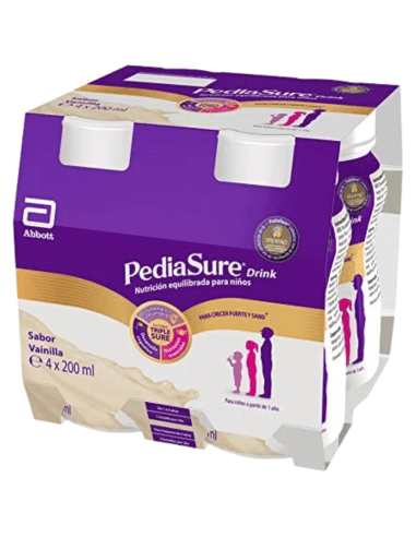 Pediasure Drink Sabor Vainilla 4x200 Ml - Abbott