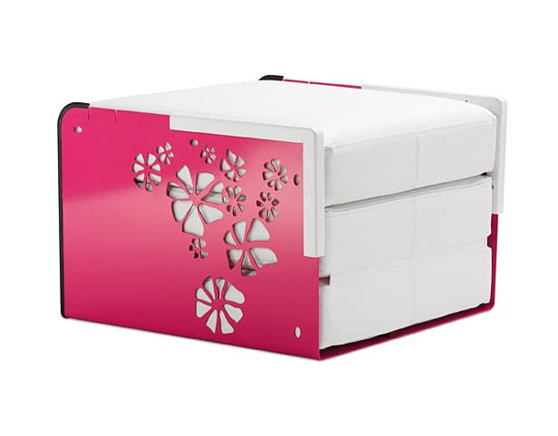 Tumbona magenta Kube
