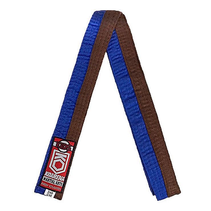 KOARENA Kids Martial Arts Belt Azul-Marron