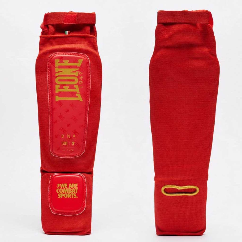 Espinilleras de MMA Leone 1947 DNA PT123 Rojo