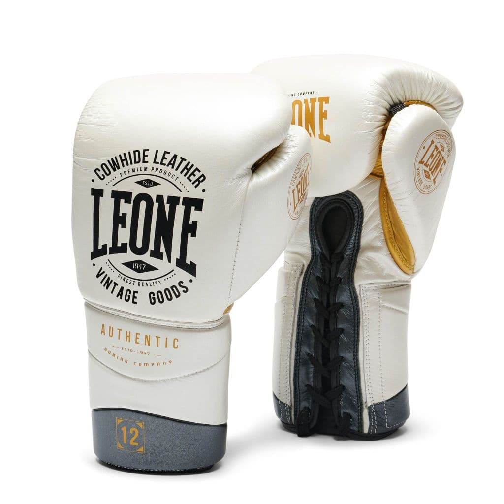 Guantes de Boxeo Leone 1947 Authentic 2 GN116L Blanco