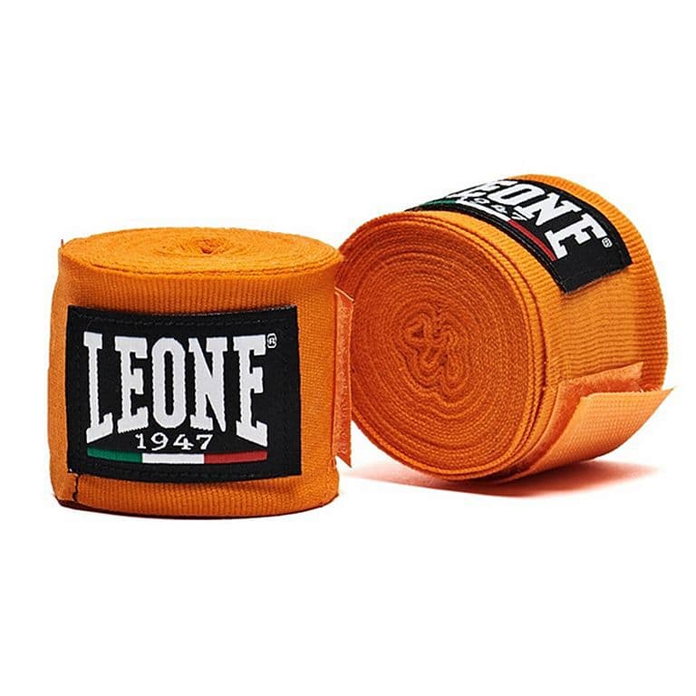 Vendas de Boxeo 350 cm Leone 1947 Cotton Naranja
