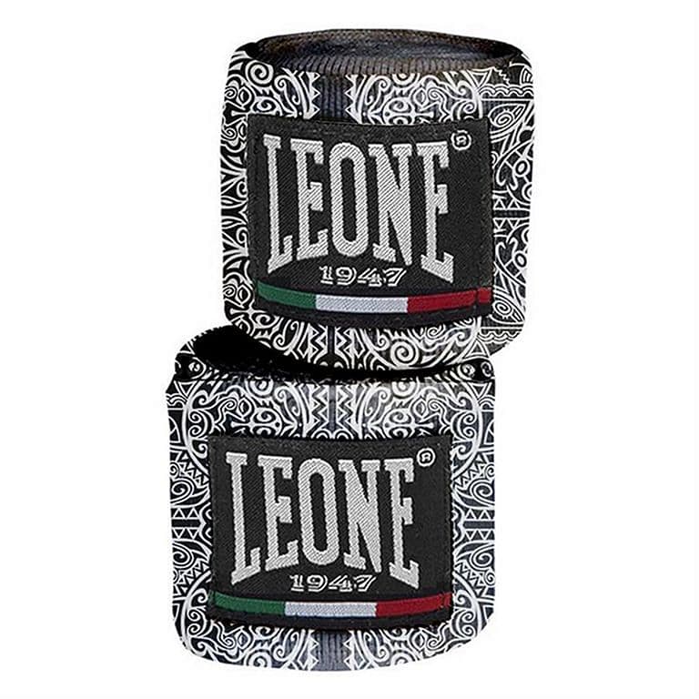 Vendas de Boxeo 350 cm Leone 1947 Maori Blanco-Negro