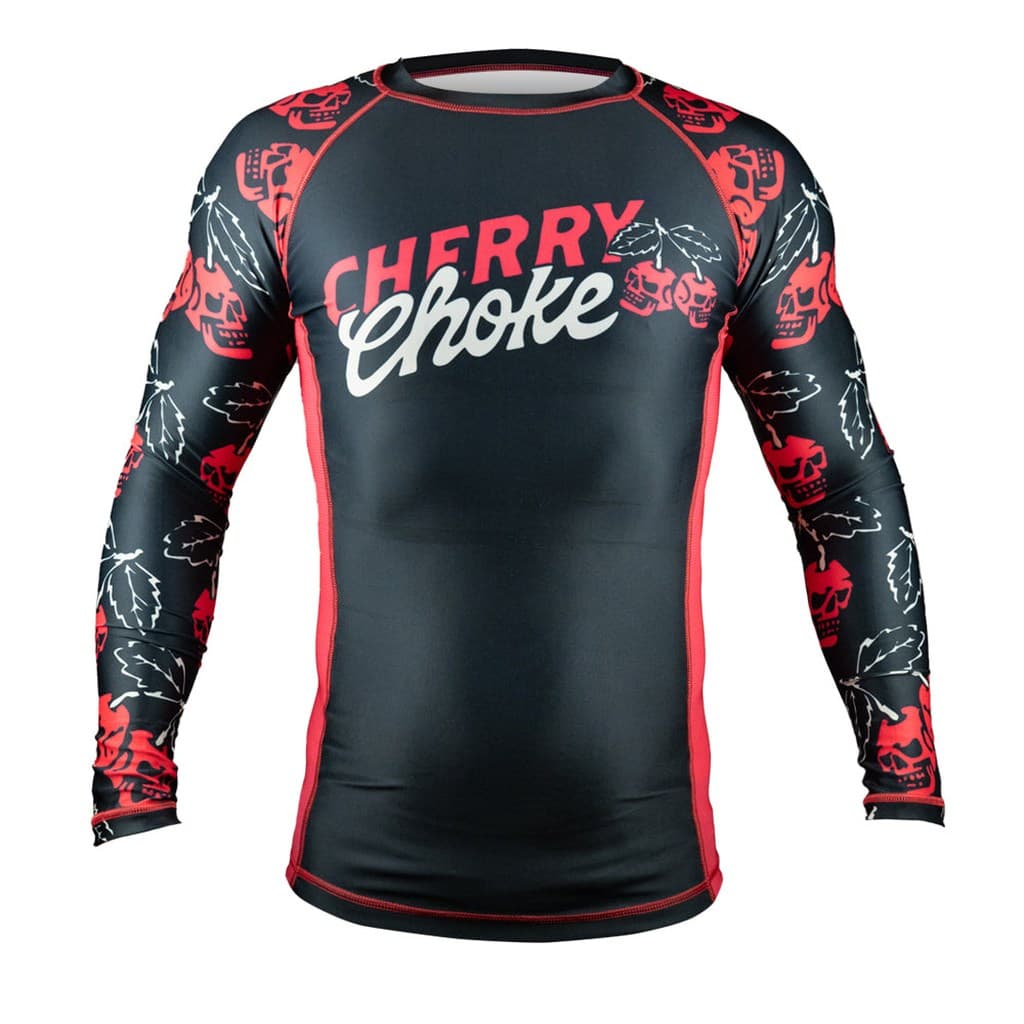 Rashguard Pride Or Die Cherry Choke LS Negro-Rojo