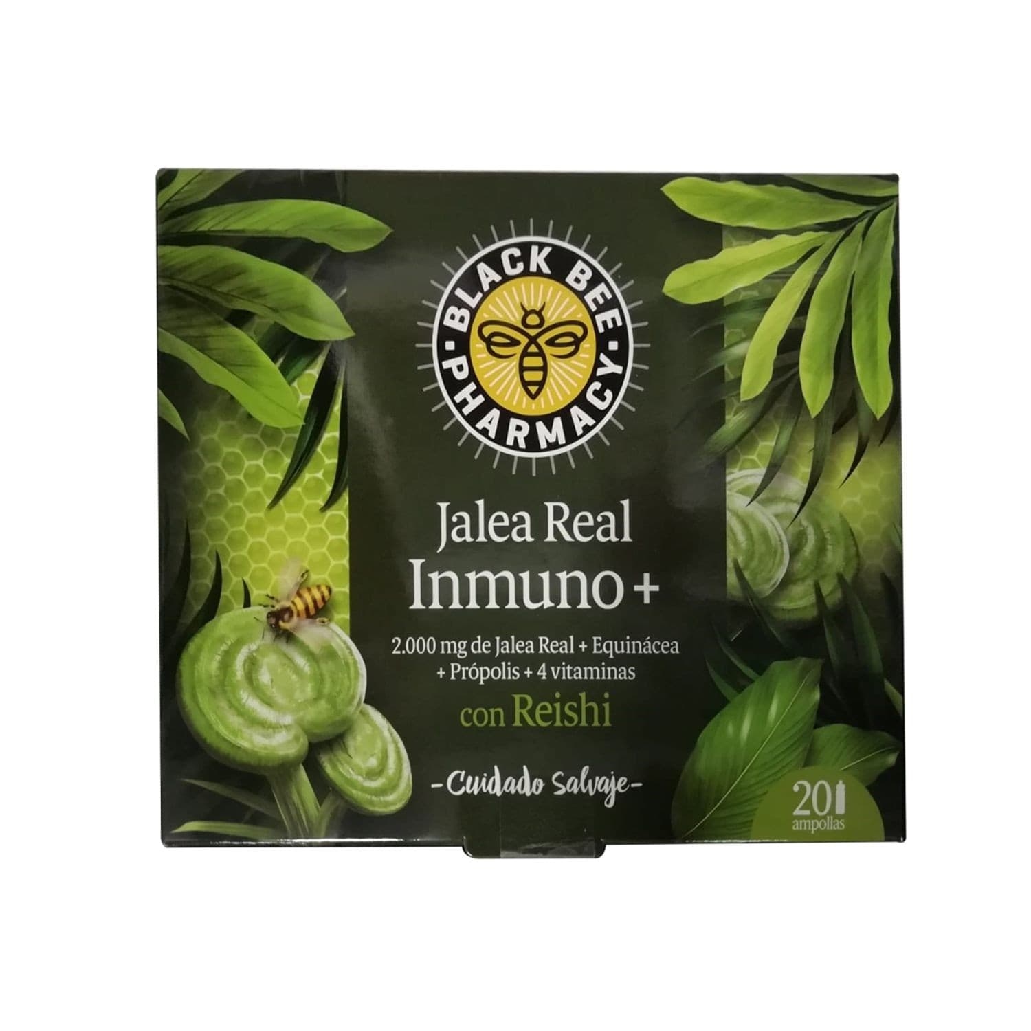 Black bee jalea immuno+ reishi 20 viales