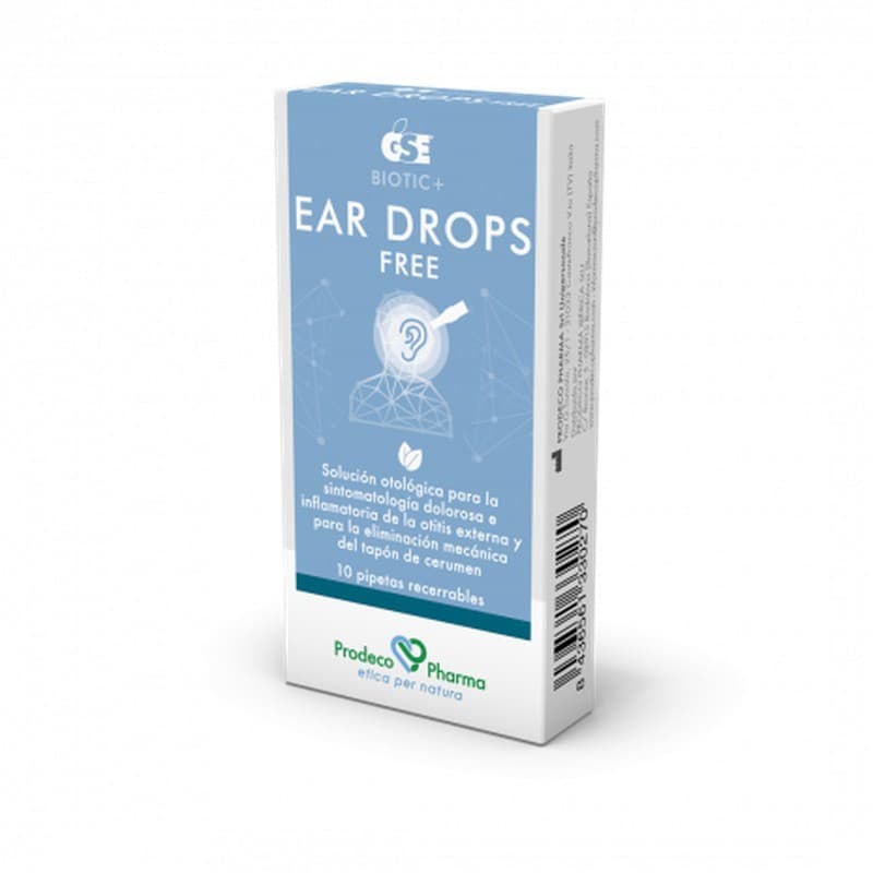 Gse ear drops free 10 pipetas recerrables