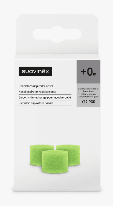 Suavinex aspirador nasal 10 filtros desechables recambios