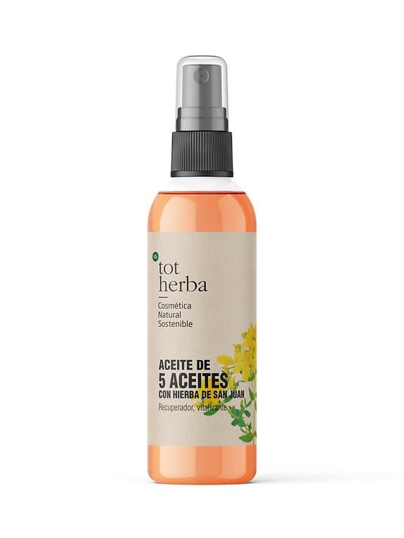 Tot herba aceite de masaje 5 aceites 100ml