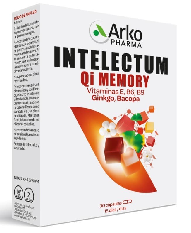 Arkopharma Intelectum memory 30 capsulas