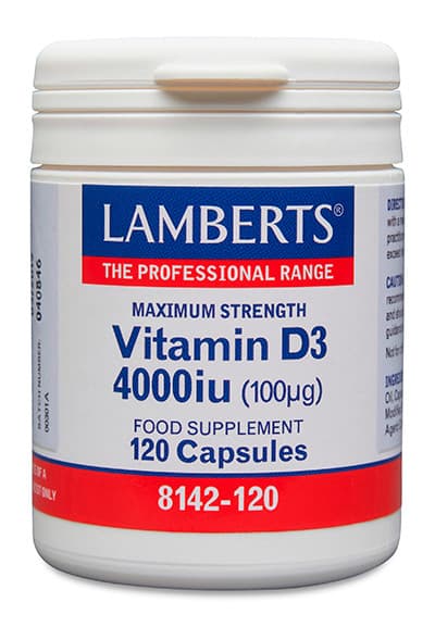 Lamberts vitamina d3 4000ui 120 capsulas