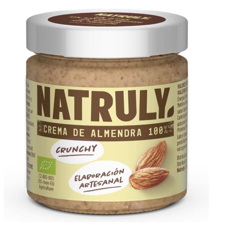 Natruly crema de almendras 100% bio 200g