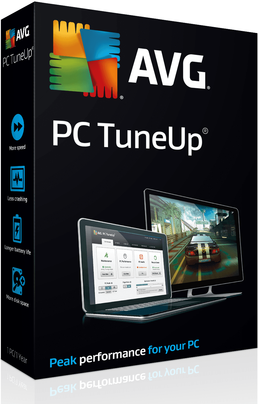 AVG PC TUNEUP 1 PC 3 AÑOS