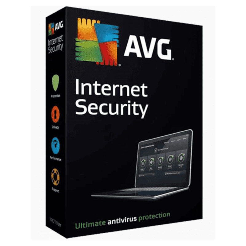 AVG INTERNET SECURITY  1 PC 2 AÑOS