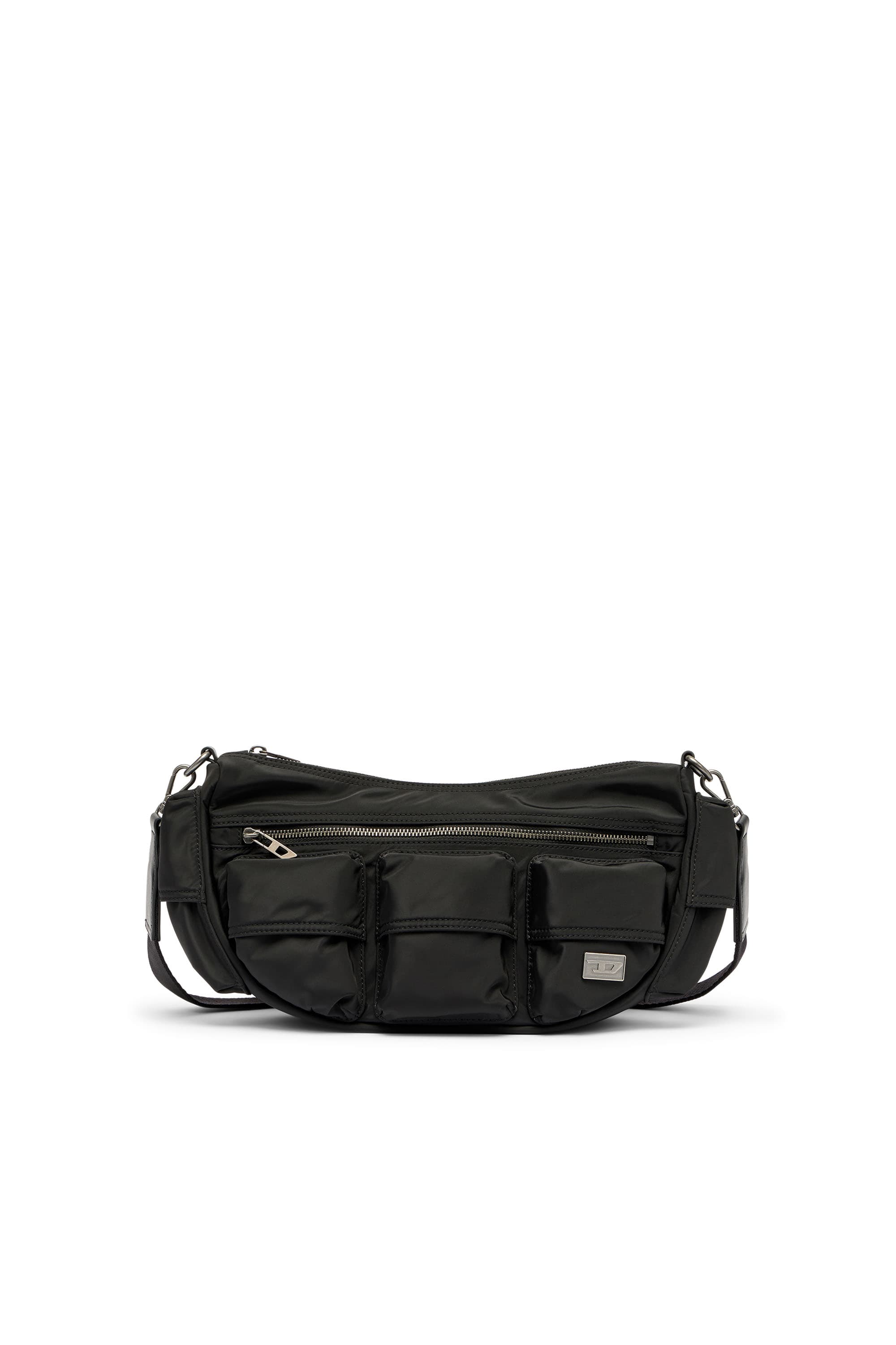 Diesel - Multi-Pkts-Bolso multipocket en tejido recubierto utility - Bolsos al Hombro - Unisex - Negro