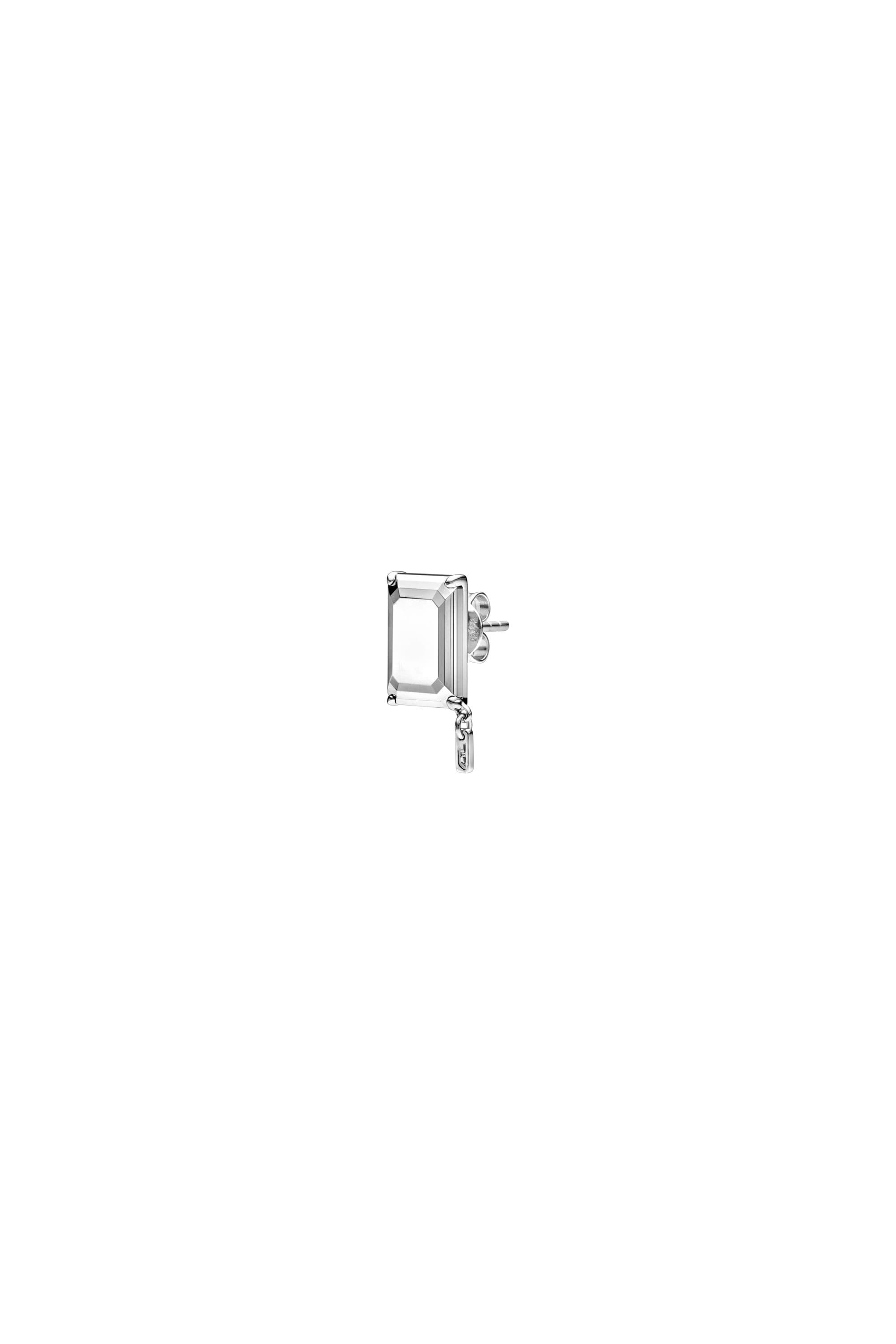 Diesel - Pendiente de estudio de plata de ley - Pendientes - Unisex - Plateado