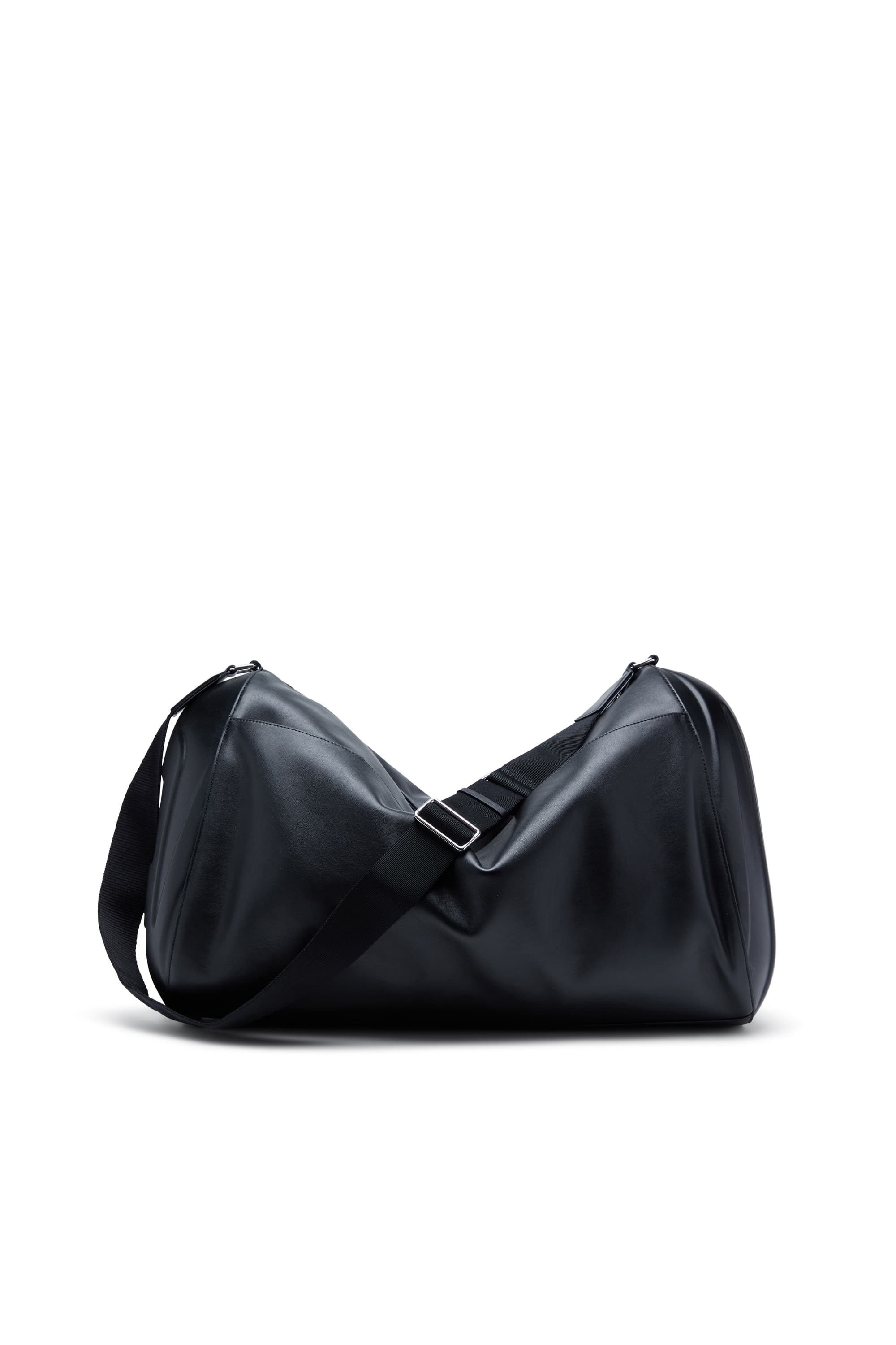 Diesel - Load-D-Bolsa de viaje con lados de logo de carcasa rígida - Bolsos de viaje - Unisex - Negro