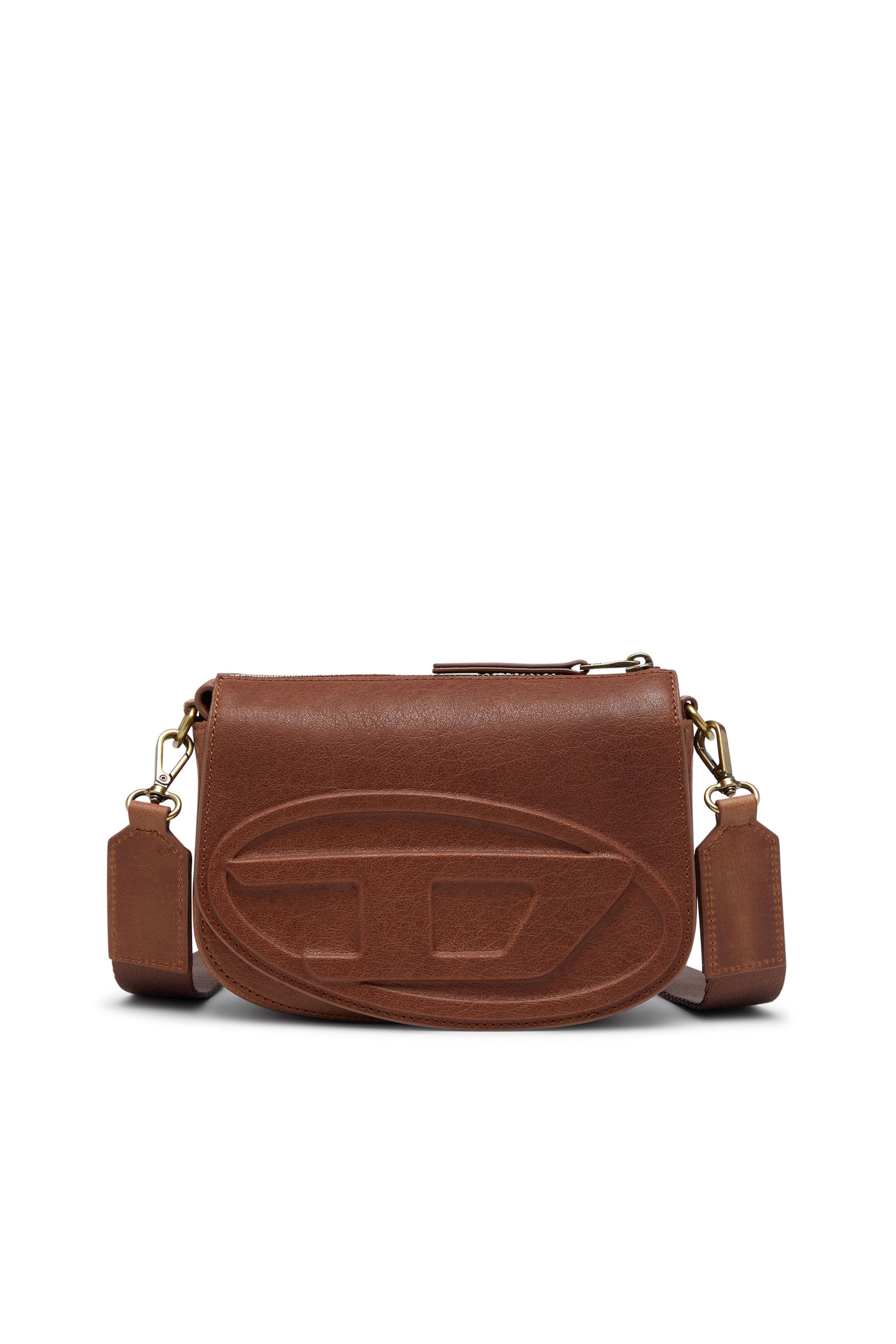 Diesel - 1DR-Bolso camera en cuero pull-up - Bolsos bandolera - Unisex - Marrón