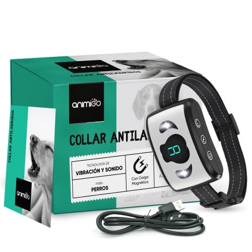 Collar Antiladridos para Perros - Collar Adiestramiento Ajustable con 7 Niveles