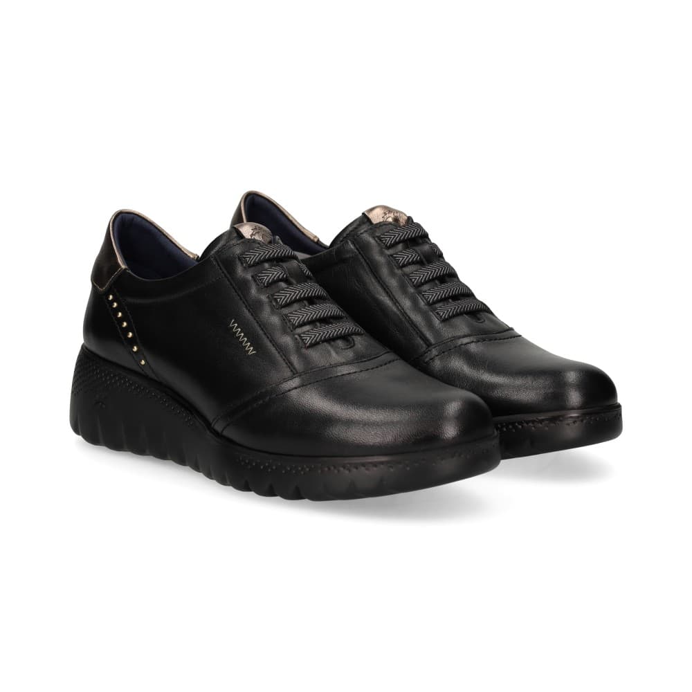 Fluchos Zapatos Blucher Mujer - Negro Talla 40